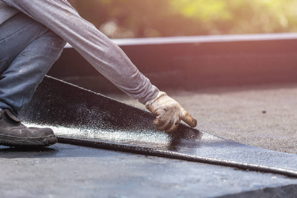 Professional Waterproofing technician working in Medway, OH